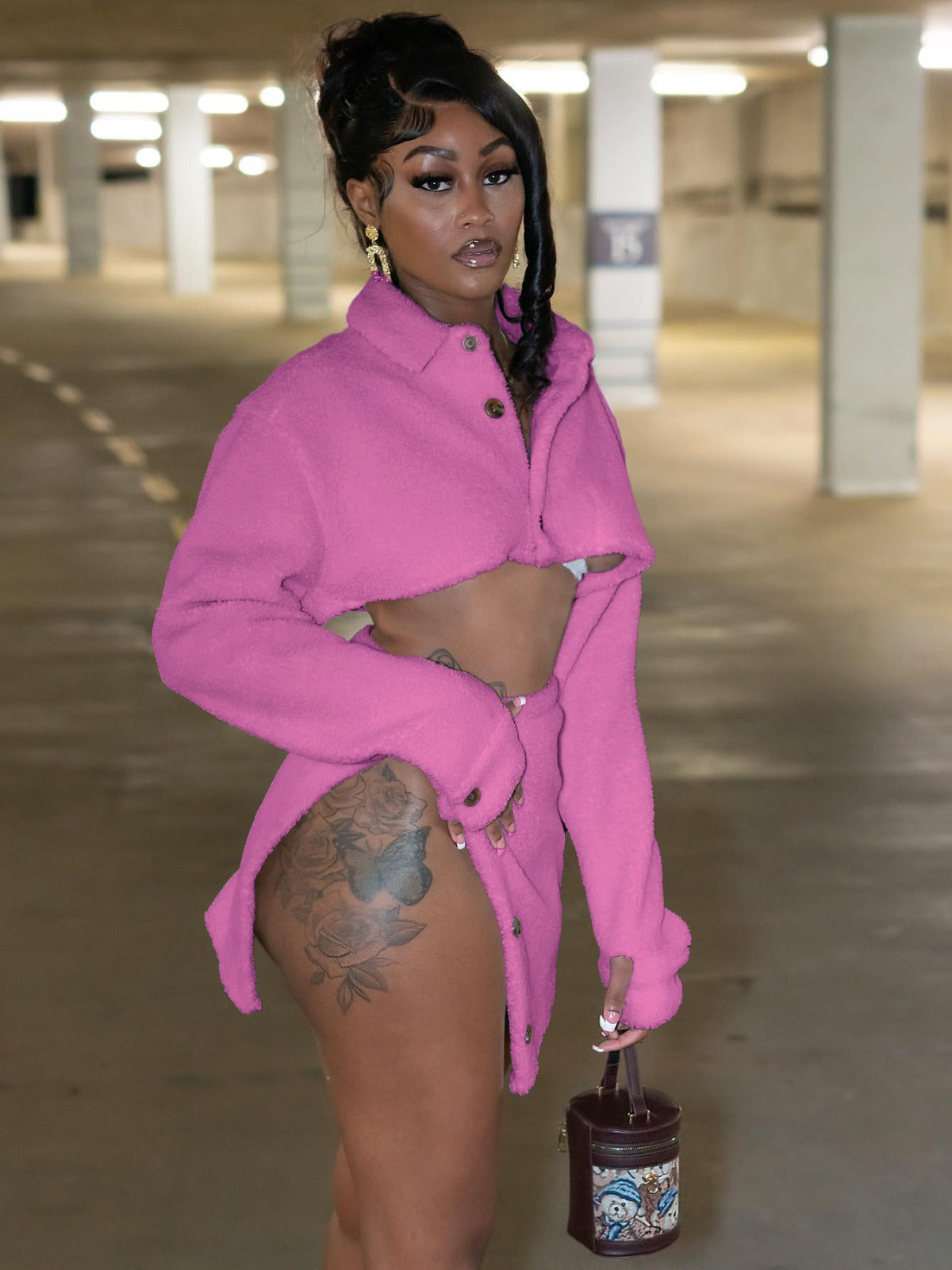Women's Split Skirt Set