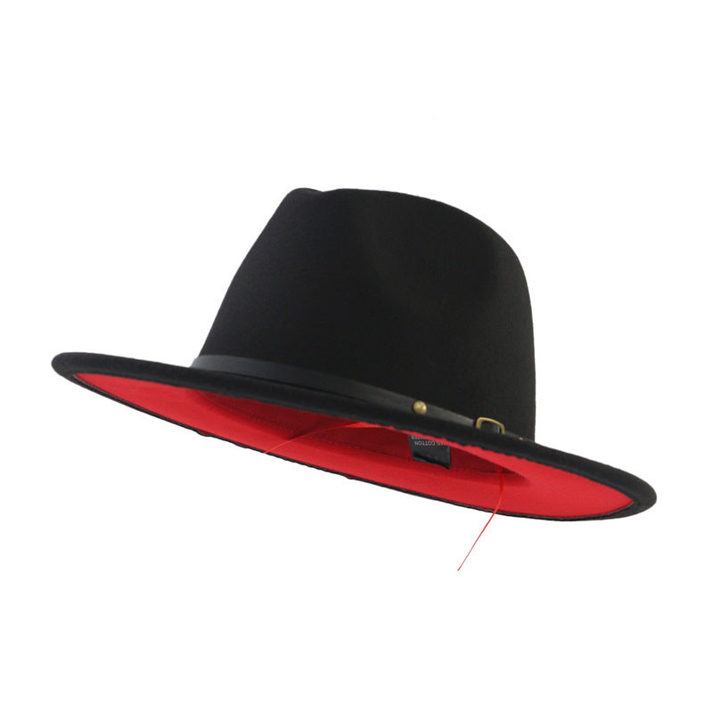 Flat Brim Fedora Jazz Hat