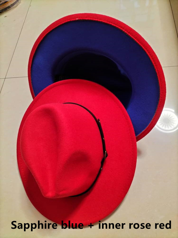 Flat Brim Fedora Jazz Hat