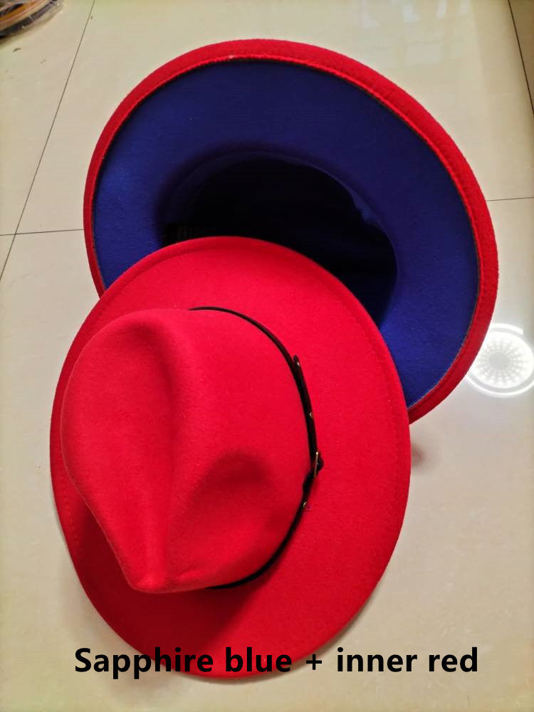 Flat Brim Fedora Jazz Hat