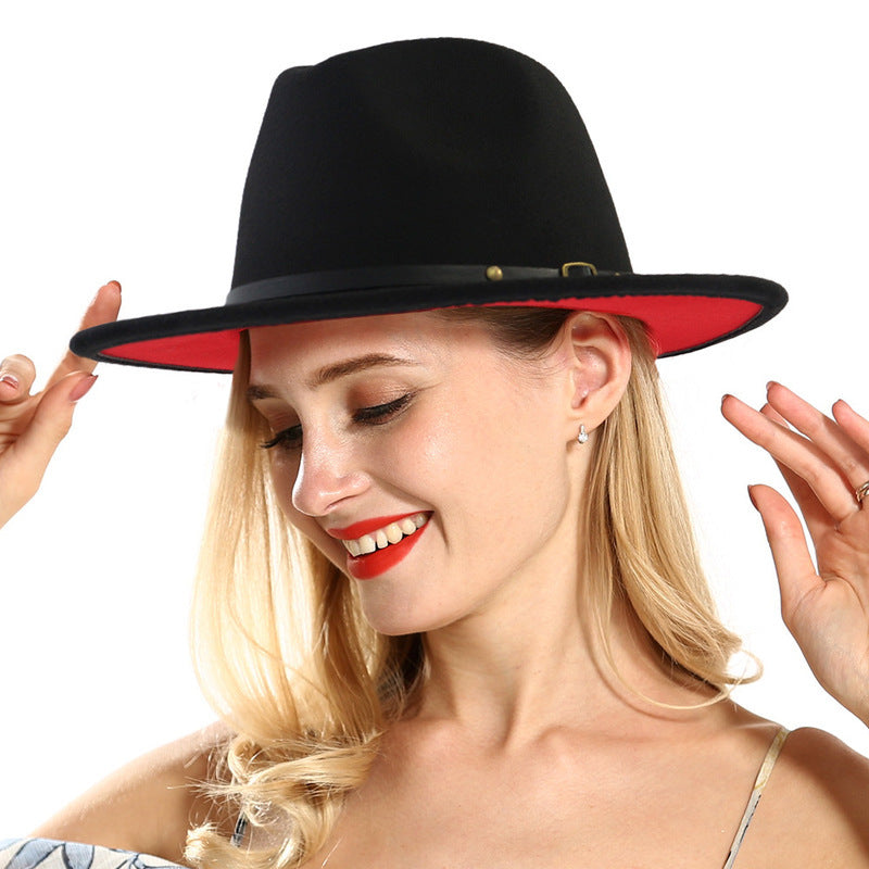 Flat Brim Fedora Jazz Hat
