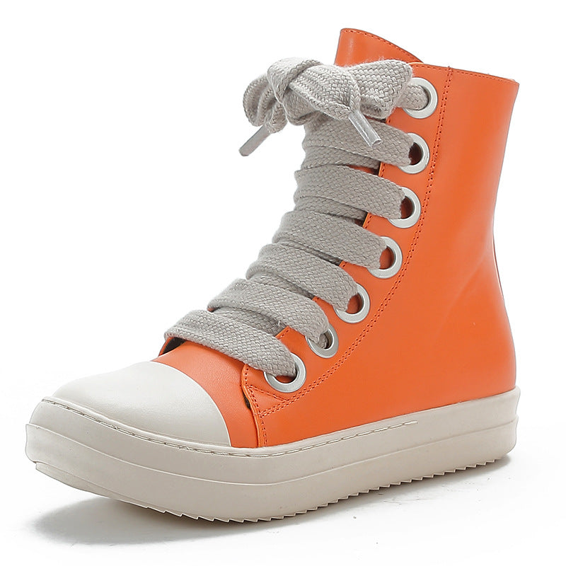 Street Style Leather Boots