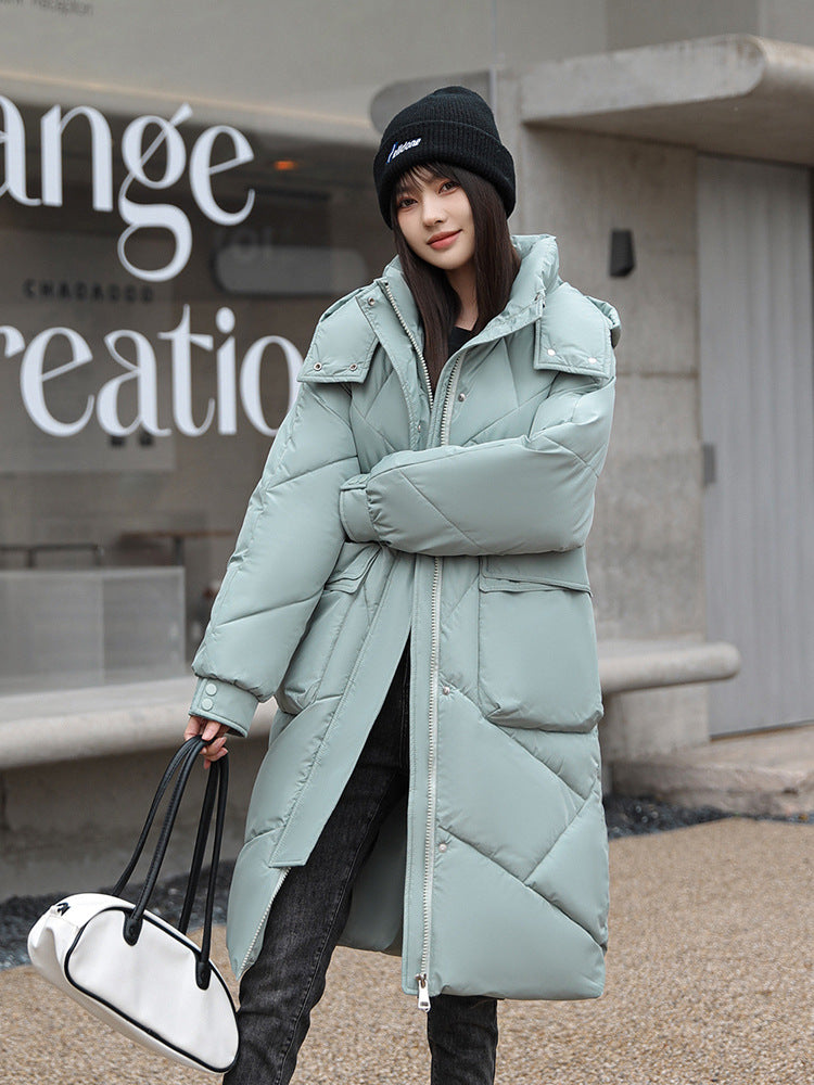 Women's Mid-length Puffer Jacket