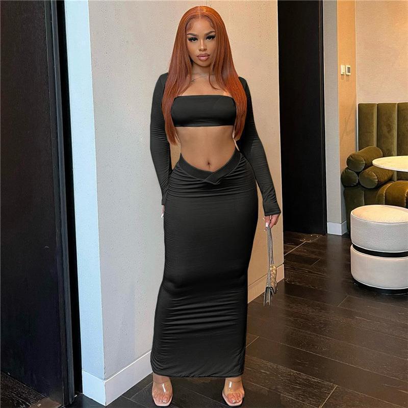 Molly Hip-wrapped Skirt Set