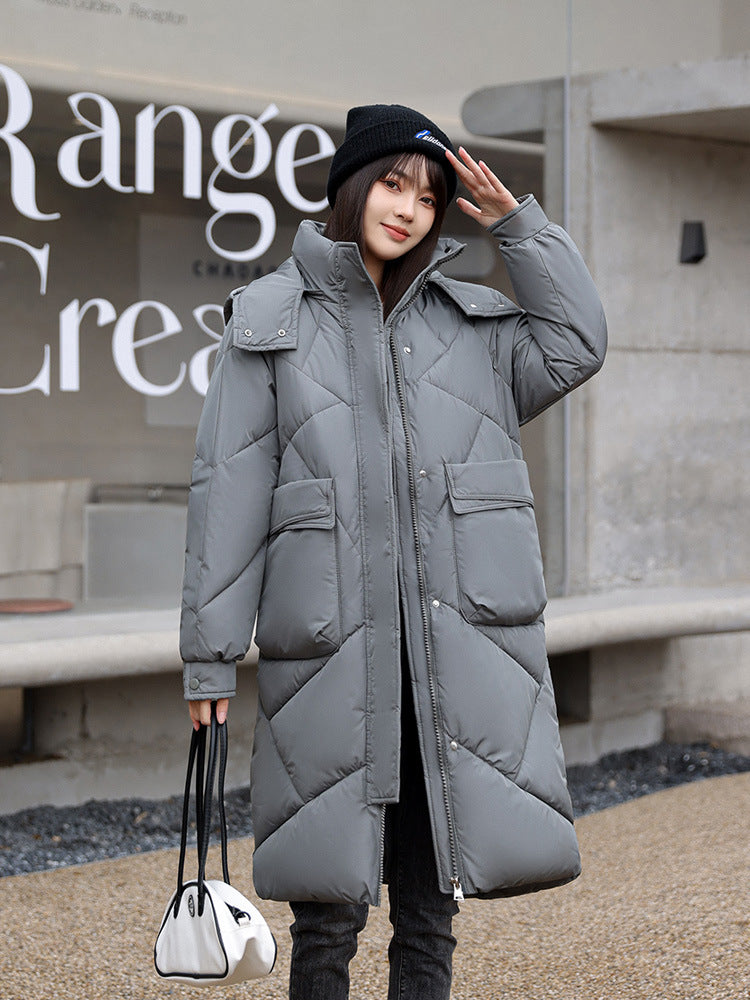 Women's Mid-length Puffer Jacket