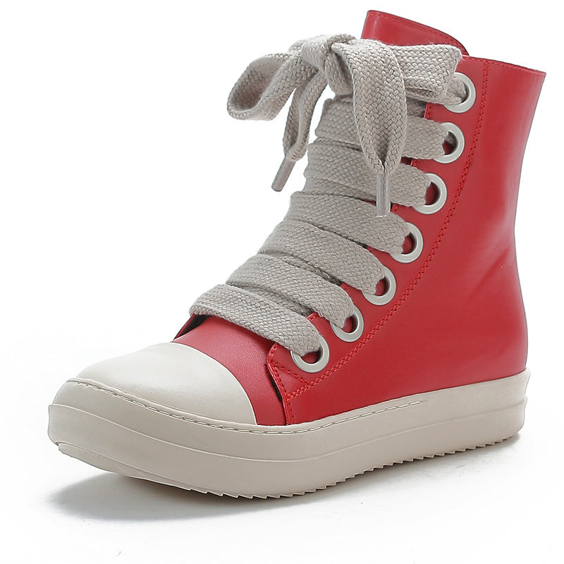 Street Style Leather Boots