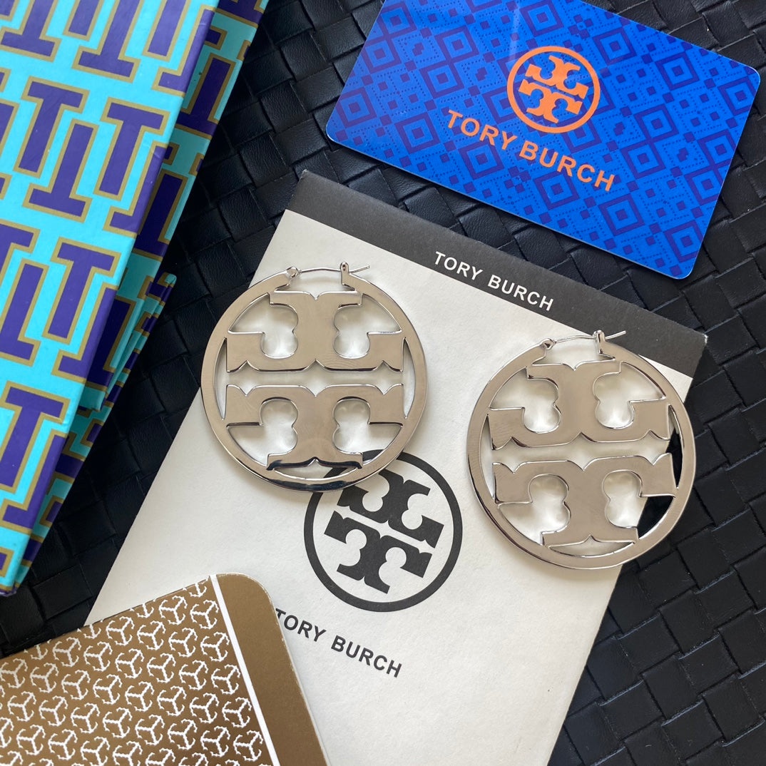 TB Inspired Hoops Earrings