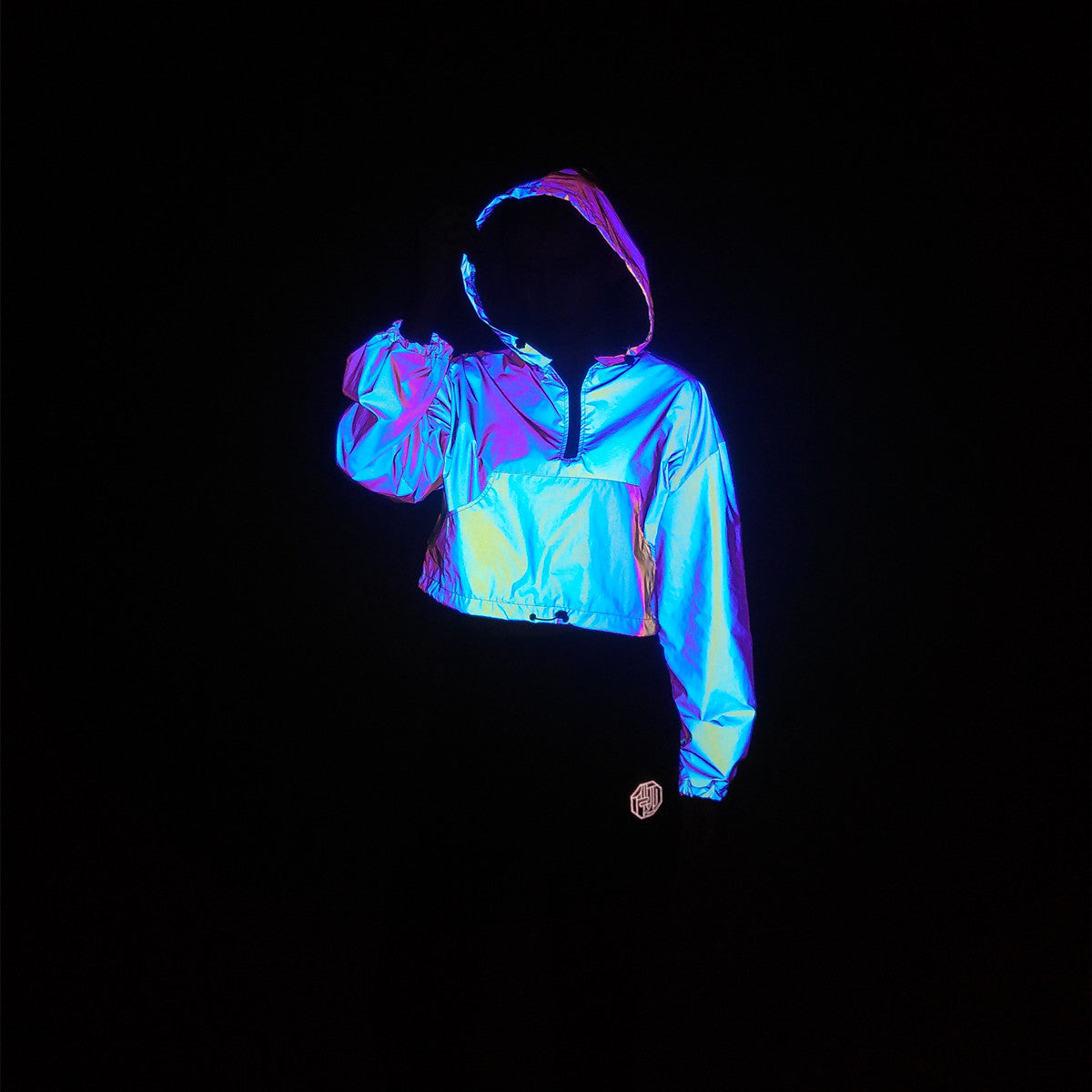 Reflective Ladies Hooded Pullover