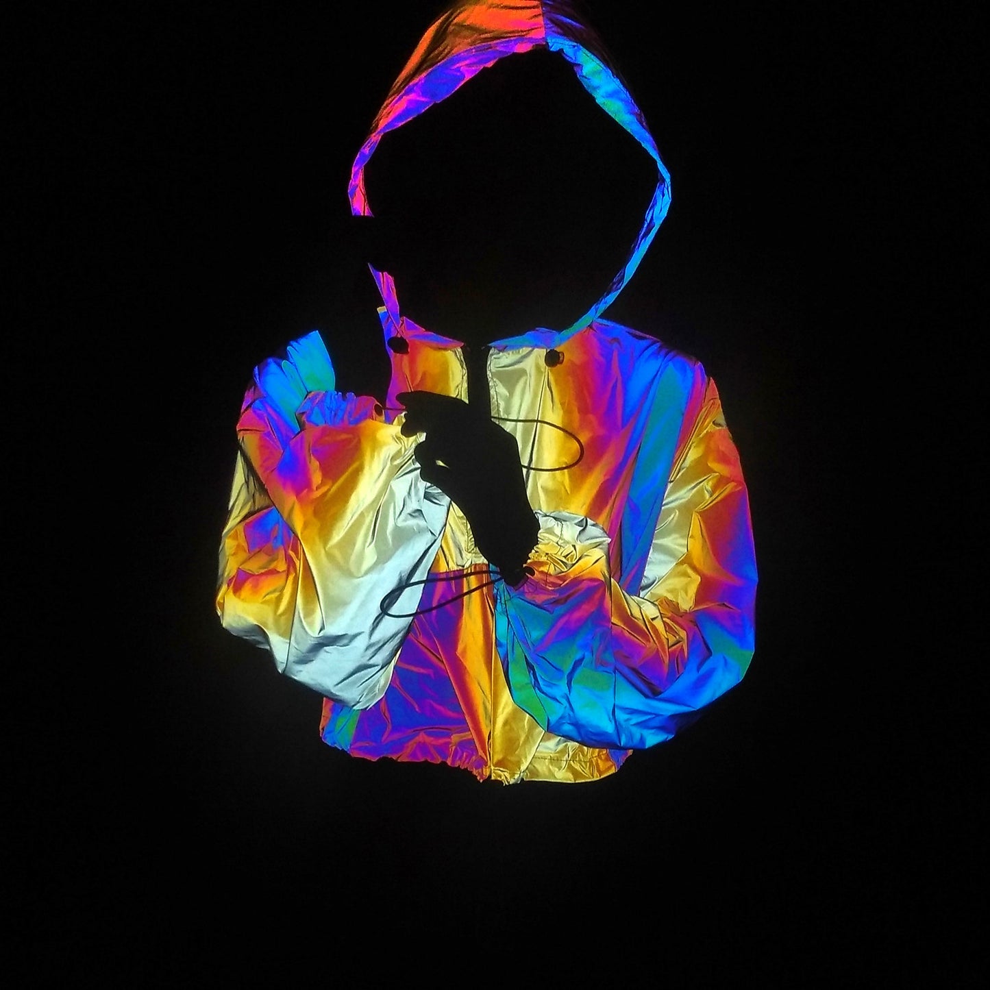 Reflective Ladies Hooded Pullover