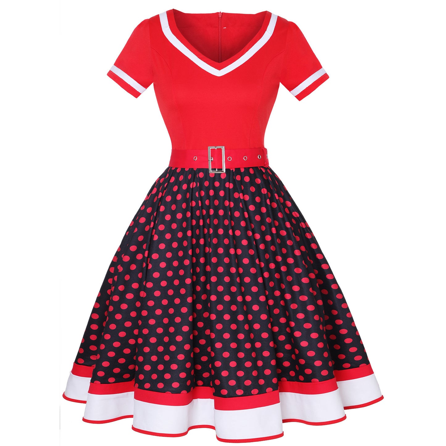 Retro Women's Polka Dot Dress