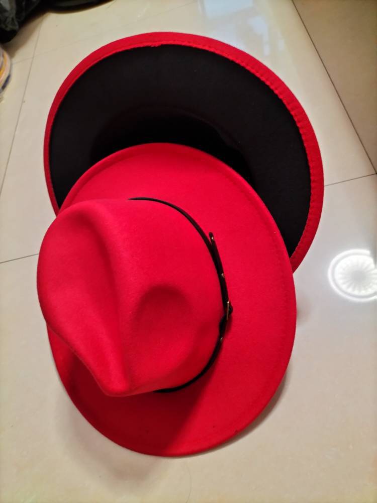 Flat Brim Fedora Jazz Hat
