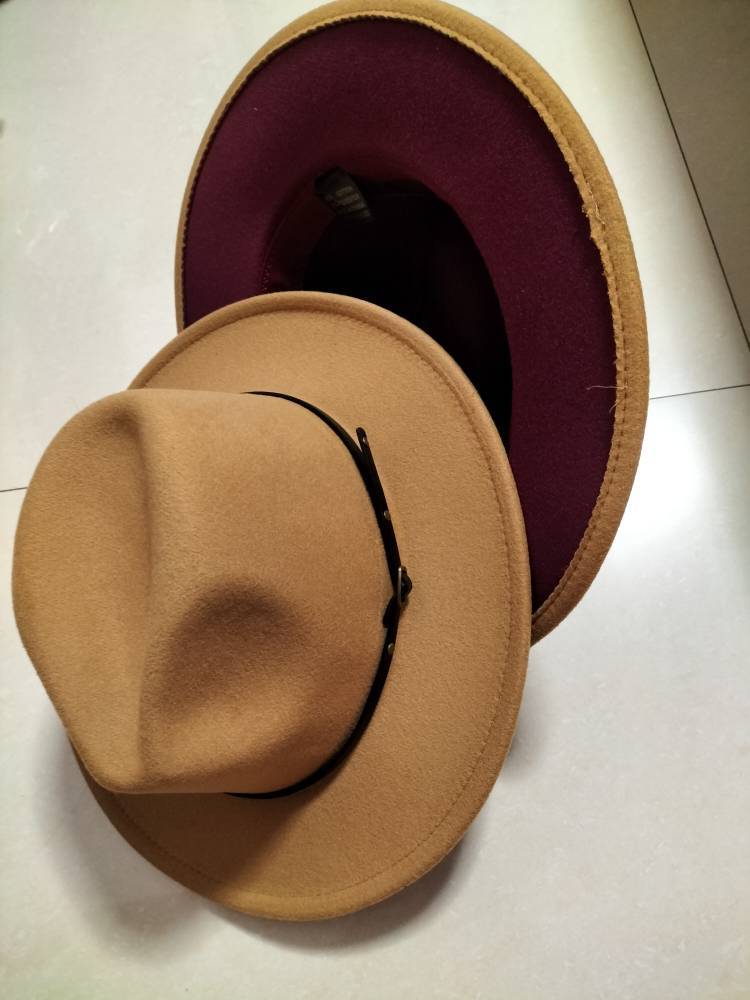 Flat Brim Fedora Jazz Hat