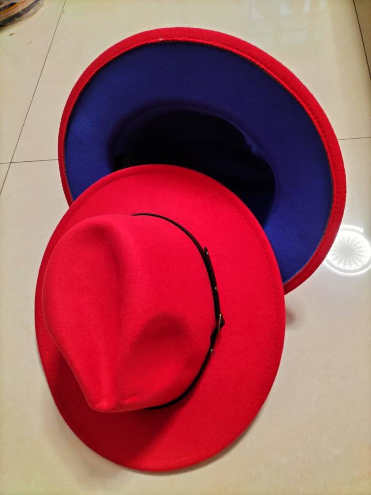 Flat Brim Fedora Jazz Hat
