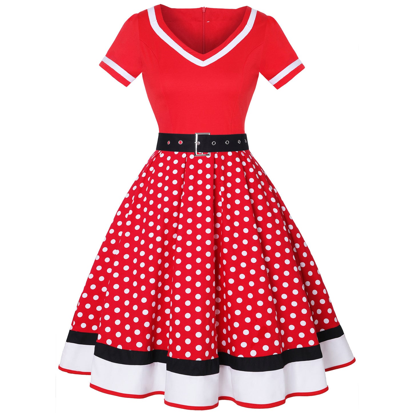 Retro Women's Polka Dot Dress