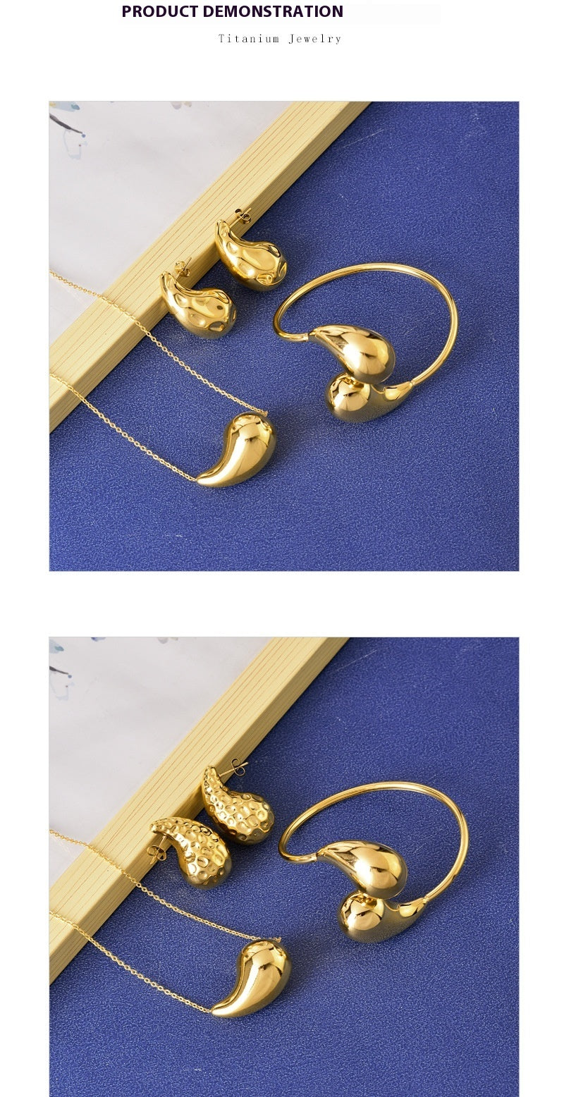 Vintage Metal Simplicity Smooth Opening Bracelet