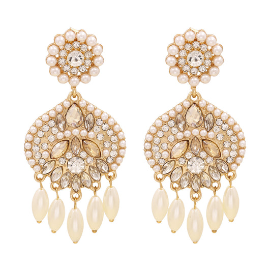 Full Pearl Earrings Fashion Pearl Pendant