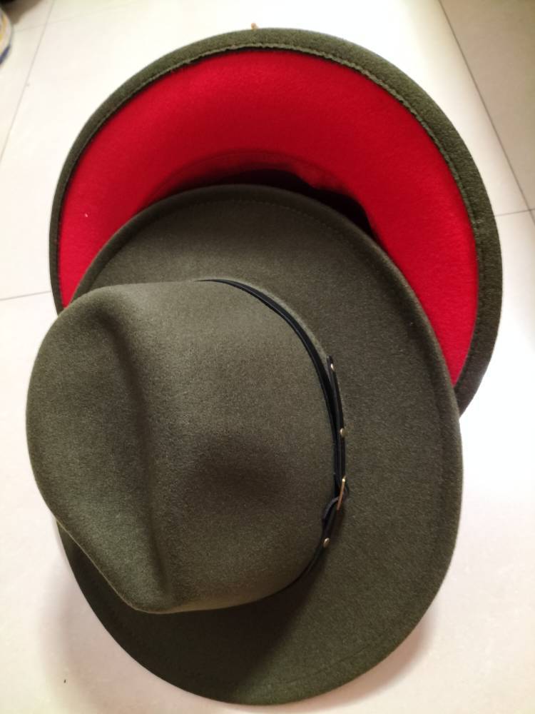 Flat Brim Fedora Jazz Hat