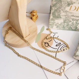 CD Choker Necklace Set