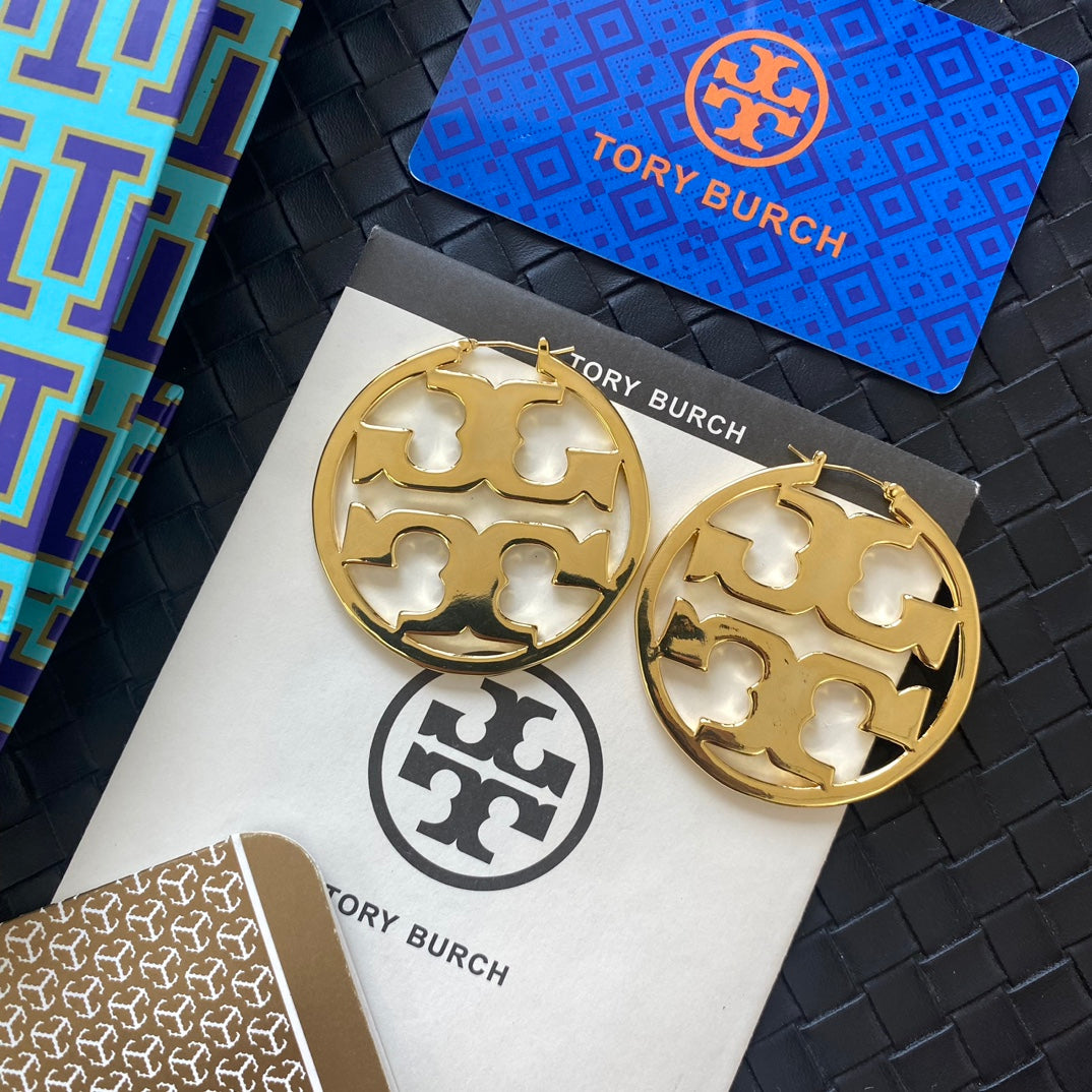 TB Inspired Hoops Earrings