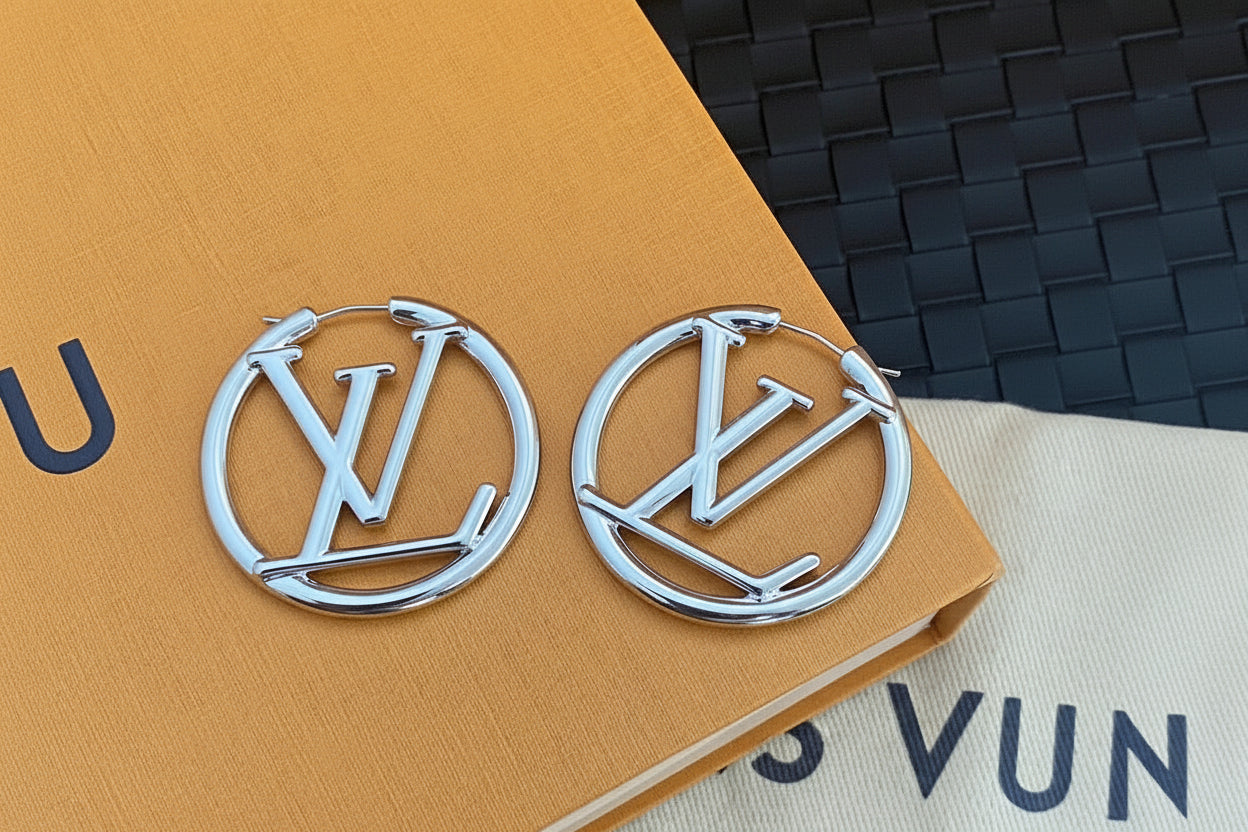 Luxury Silver Hoops