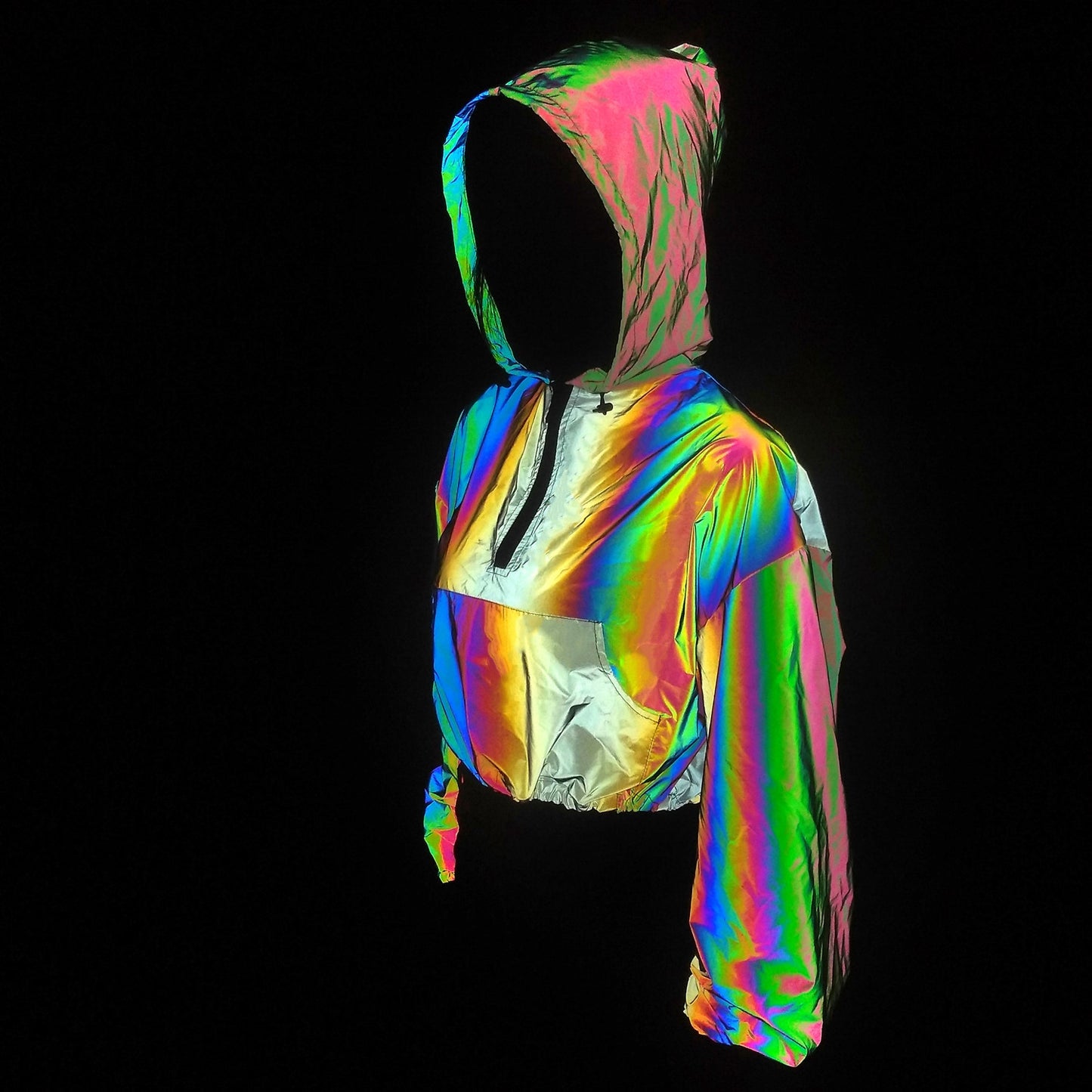 Reflective Ladies Hooded Pullover